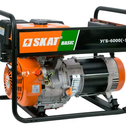 Фото №0 Бензогенератор однофазный SKAT УГБ-6000т Basic