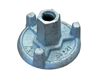 фото Гайка литая оцинкованная трехрожковая 90 мм