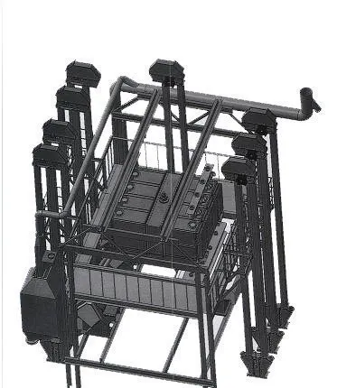 Фото №0 Разработка и изготовление линии по производству гречневой крупы