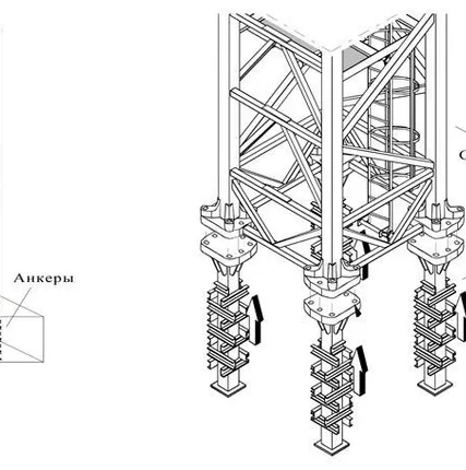 Фото №0 Анкера для башенных кранов