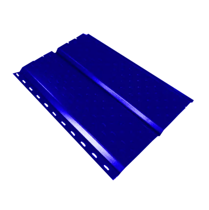 Фото №0 Сайдинг Кровля Сервис Брусnika софит Ультрамаиново-синий 0,45 мм Полиэстер