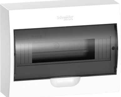 фото Щит распределительный навесной ЩРн-П-12 IP40 Easy 9 пластиковый белый прозр