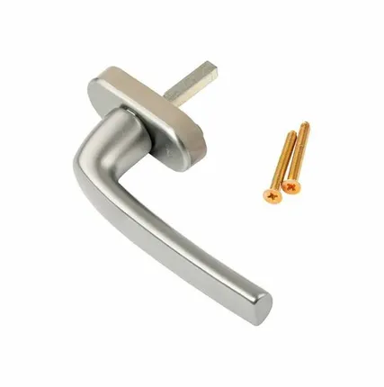 Фото №0 Ручка оконная Roto Samba 37 мм , с логотипом Roto + 2 винта М5х45 титан матовый R01.3