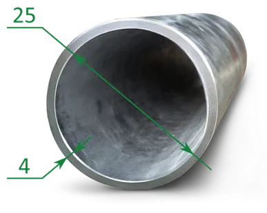 фото Труба оцинкованная ВГП Ду 25x4