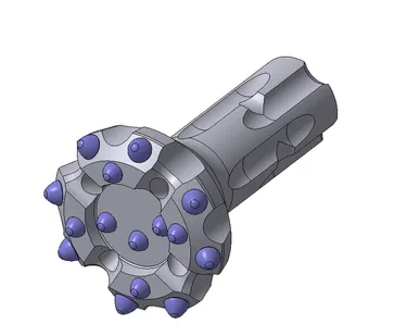 фото Коронка буровая для пневмоударника П110Р-2,8 ; П110А-3,2; КНШ-110П.22.301