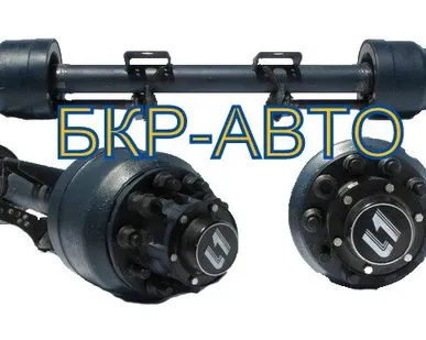 фото Ось в сборе (низкорамная) без АВС 11,5 т. Л1Ф1КрН11.1950