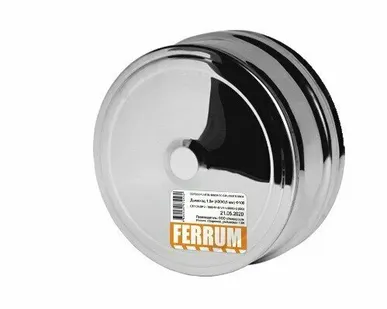 фото Заглушка внешняя Ф125 (430/0,5мм) нержавеющая сталь Феррум