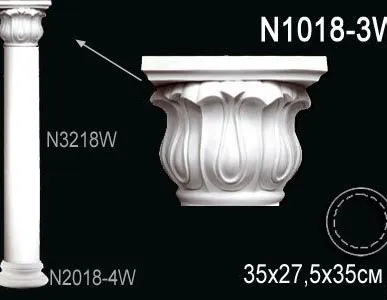 фото Колонна в комплекте Perfekt ( N3218-W + N1018-3W + N2018-4W )