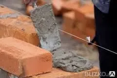 фото Сложная кладка конструкций из полнотелого кирпича под штукатурку