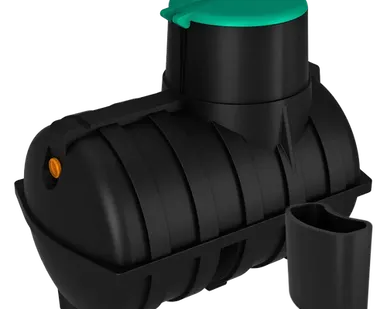 фото Септик "Rostok" Дачный черный (1840х1115х1680) 2-3 человека