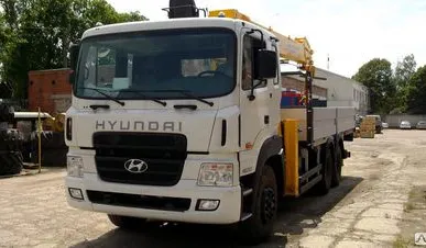 фото Кран-манипулятор SOOSAN 1015S на шасси HYUNDAI HD-260