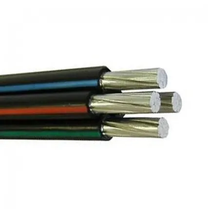 Фото №0 Провод самонесущий изолированный СИП 4х25 кв.мм алюминиевый 0,66/1 кВ с ПЭ изоляцией