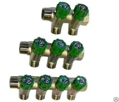 Фото №0 Коллек. регул. нар. резьба 2 вых. х1"х1/2" Н 560