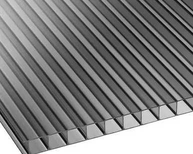 фото Сотовый поликарбонат 2100х6000х10мм (бронза серая) Рациональ СафПласт 0,99кг/м2