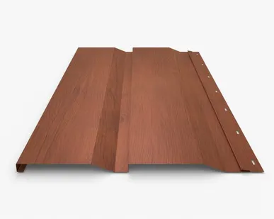 фото Сайдинг Металлический сайдинг «Корабельная доска» покрытие 3D gold Россия Россия, 0.45-0.5 мм