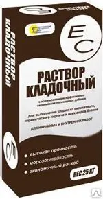 фото ЕС Раствор кладочный 25кг