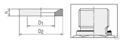 Фото №0 Кольцо уплотнительное под адаптеры/штуцеры (DIN3869) WD 26-27 R 3/4 (M26x1