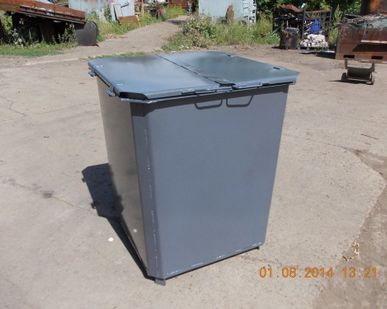 фото Изготовление контейнера металлического ТБО 0.75