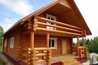 Фото №0 Установка сруба