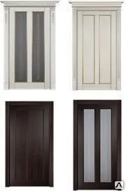 фото Дверное полотно Амати (Ясень), остекленное Опал серебро