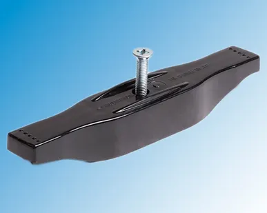 фото Фиксатор решетки DN200 C250 с винтом 210х40х33 мм, пластикиковый