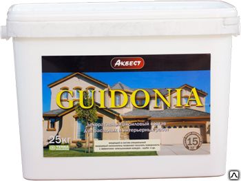 фото Декоративный акриловый состав Аквест GUIDONIA