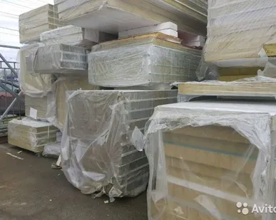 фото Сэндвич панели Минвата 120 мм, 3,99 м