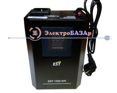 фото Стабилизатор напряжения EST 1500WR (релейный настенный для газовых котлов однофазный) 220В