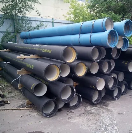 Фото №0 Труба чугунная оцинкованная ВЧШГ 200 L=6м с ЦПП ГОСТ 9583-75