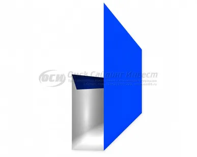 фото Финишная планка (сайдинг блок-хаус) RAL 5002 (Ультрамарин)