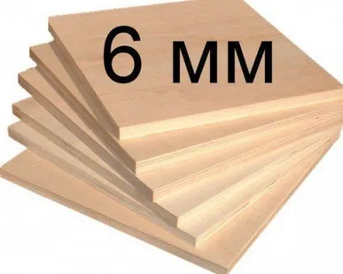 фото Фанера шлифованная ФК, сорт 2/4, 1,52 x 1,52, 6мм