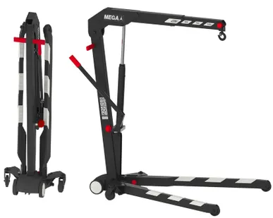 фото CRV10_grey Складной гаражный кран MEGA, г/п 1000 кг.