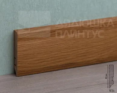 фото Волшебная Палочка Гарден Плинтус МДФ Волшебная палочка. Гарден .206 Дуб коричневый