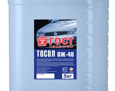 фото Тосол ГОСТ ОЖ-40 1кг