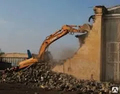 фото Снос здания бетонного с вывозом мусора строительного
