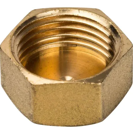 Фото №0 Латунная заглушка 1/2 внутренняя резьба