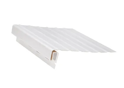 Фото №0 J-профиль с фаской FINEBER (Белый)