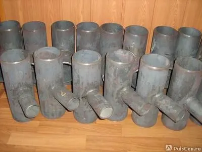 Фото №0 Тройник равнопроходной сварной 133х12 шов по горловине