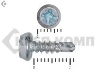 фото Саморез "клоп " со сверлом оцинкованный 3,5х11 Средняя фасовка (2000шт)