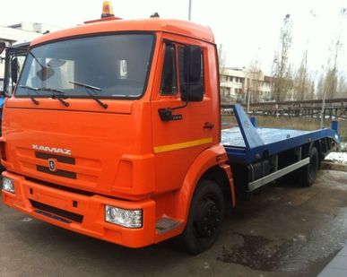 фото Эвакуатор со сдвижной платформой КАМАЗ-4308