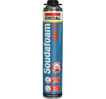 Фото №0 Пена монтажная SOUDAL (Соудал) Soudafoam MAXI 70 870мл