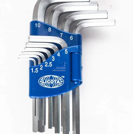 Фото №0 Набор шестигранников 9 предметов 1,5-10 мм