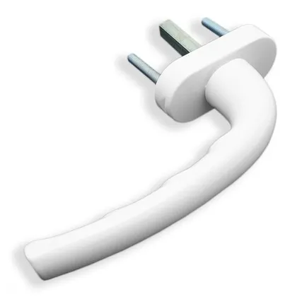 Фото №0 Ручка для пластиковых окон Макбет белая 8-ми позиционная