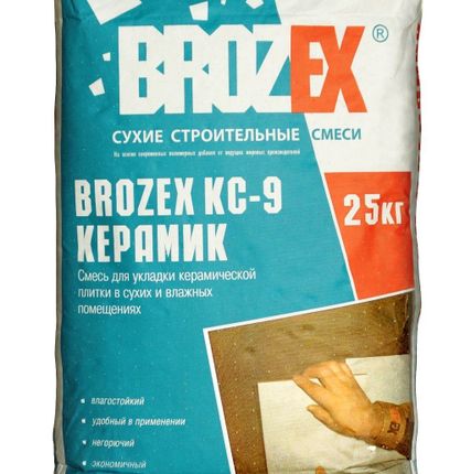 Фото №0 Клей Brozex КС-9 Керамик 25кг