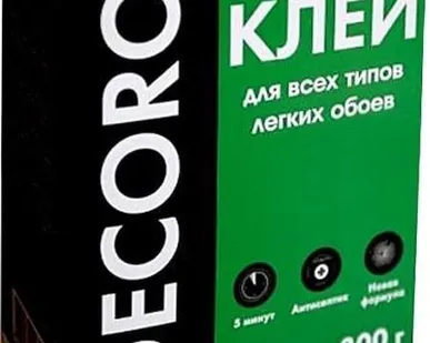 фото Клей обойный &quot;ДЕКОРО&quot; Универсал 300г (9-10рул.) 1/30 Россия