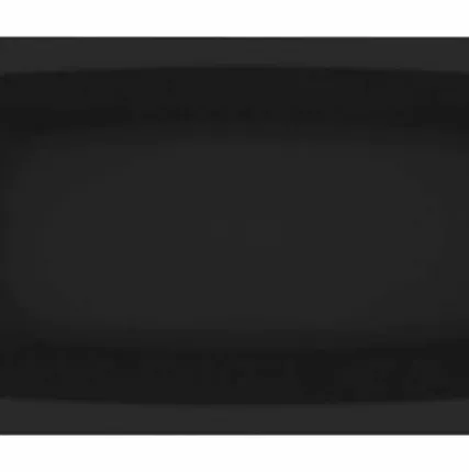 Фото №0 Акриловая ванна Toni Arti Teramo 180х80 черная матовая (комплект)