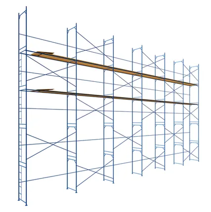 Фото №0 Леса рамные строительные ЛРС 10х18м (2 яруса)