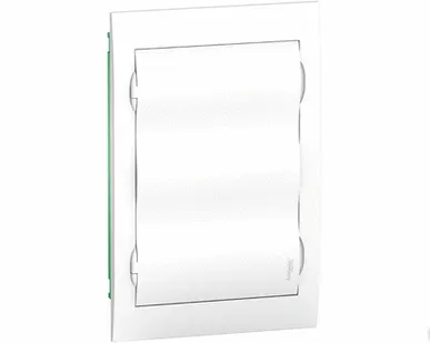 фото Schneider electric бокс 36 мод, встраиваемый, белая дверь IP40 63А