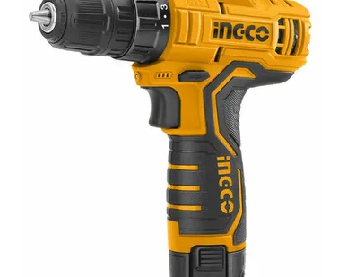 фото дрель-шуруповерт INGCO CDLI12208 12В Li-ion 1,5Ач 2 аккумулятора