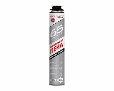 фото Пена монтажная профессиональная REALIST PRO Silver 65л летняя